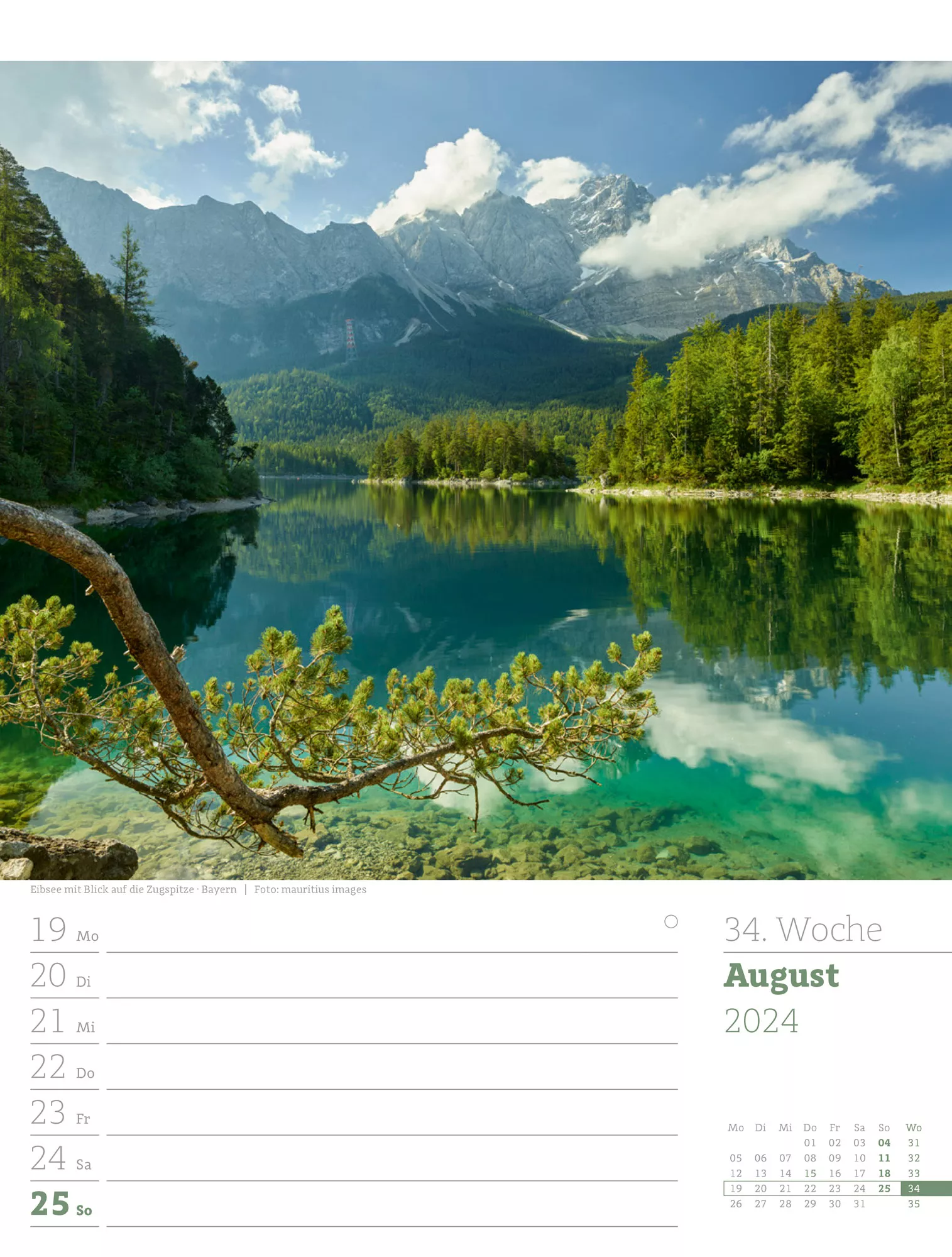 Ackermann Kalender Deutschland - Wochenplaner 2024 - Innenansicht 37