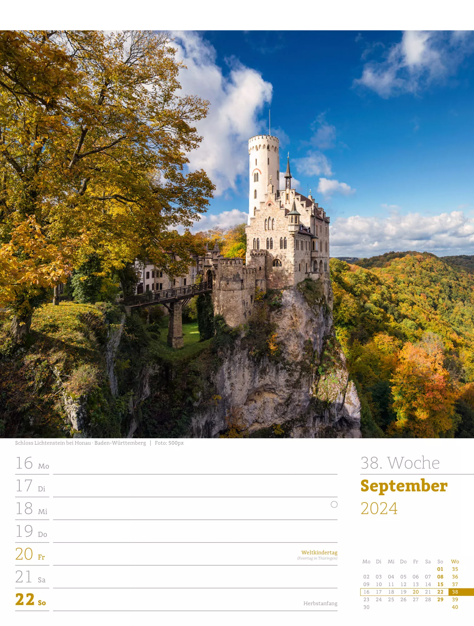 Ackermann Kalender Deutschland - Wochenplaner 2024 - Innenansicht 41