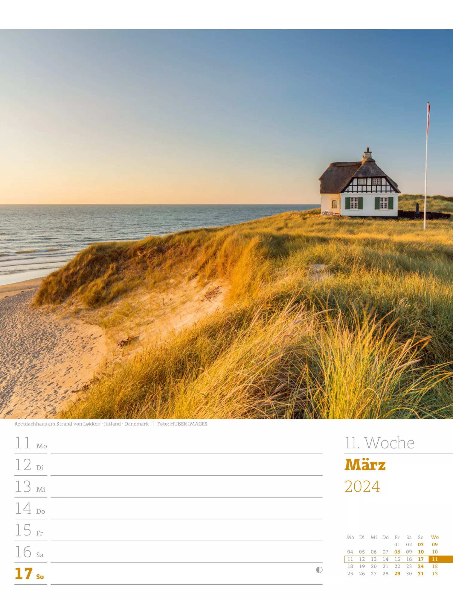 Ackermann Kalender Reiseträume - Wochenplaner 2024 - Innenansicht 14