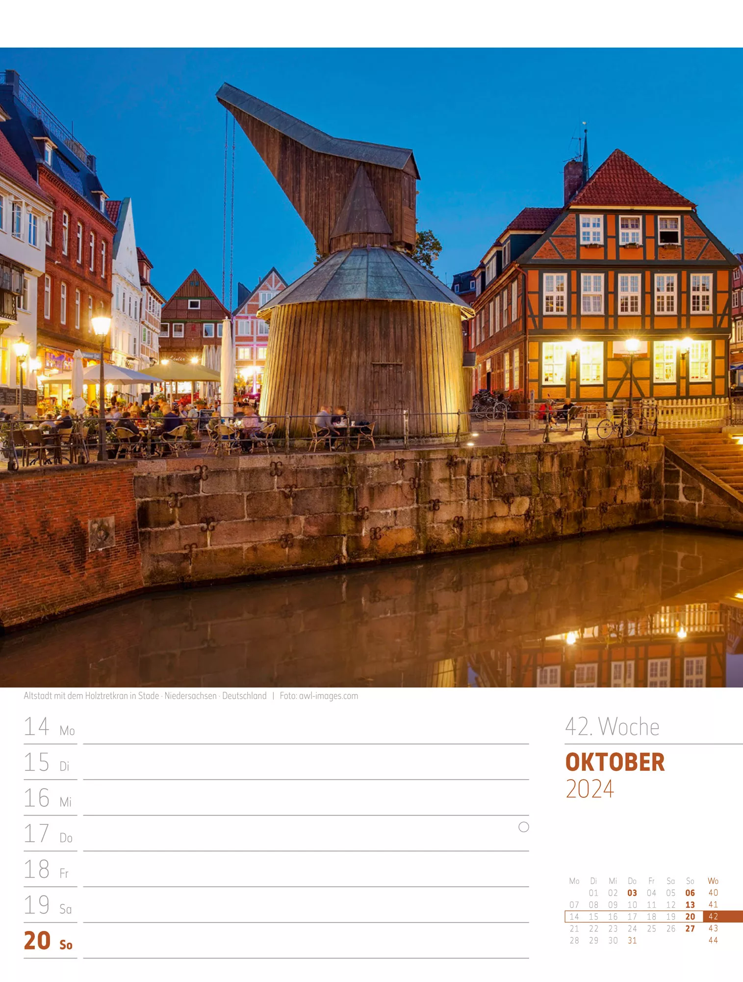 Ackermann Kalender Europa neu entdeckt - Wochenplaner 2024 - Innenansicht 45