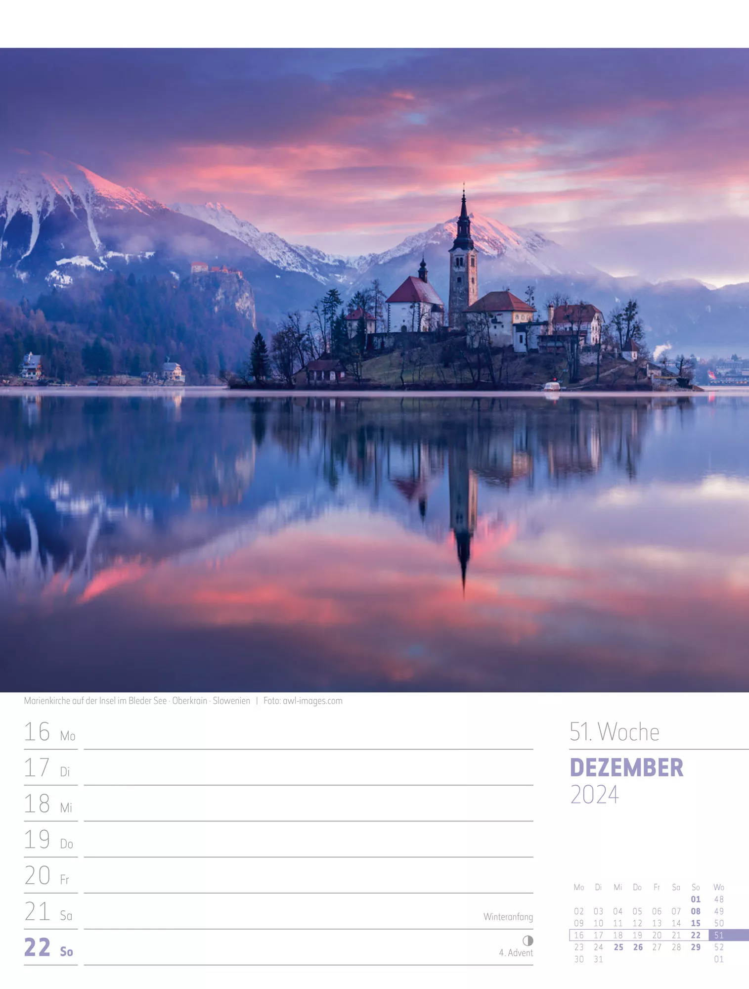 Ackermann Kalender Europa neu entdeckt - Wochenplaner 2024 - Innenansicht 54