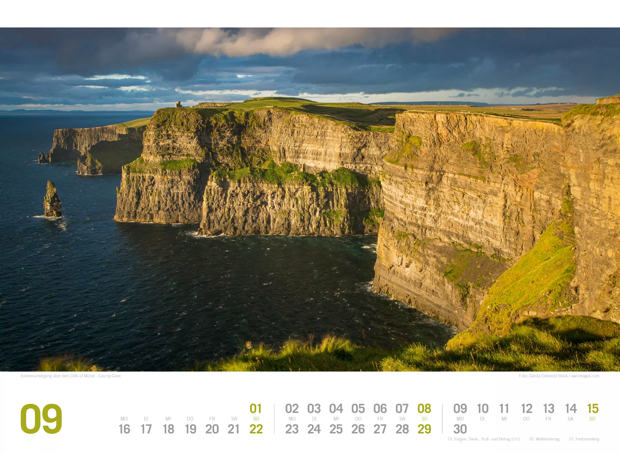 Ackermann Kalender Irland ReiseLust 2024 - Innenansicht 09