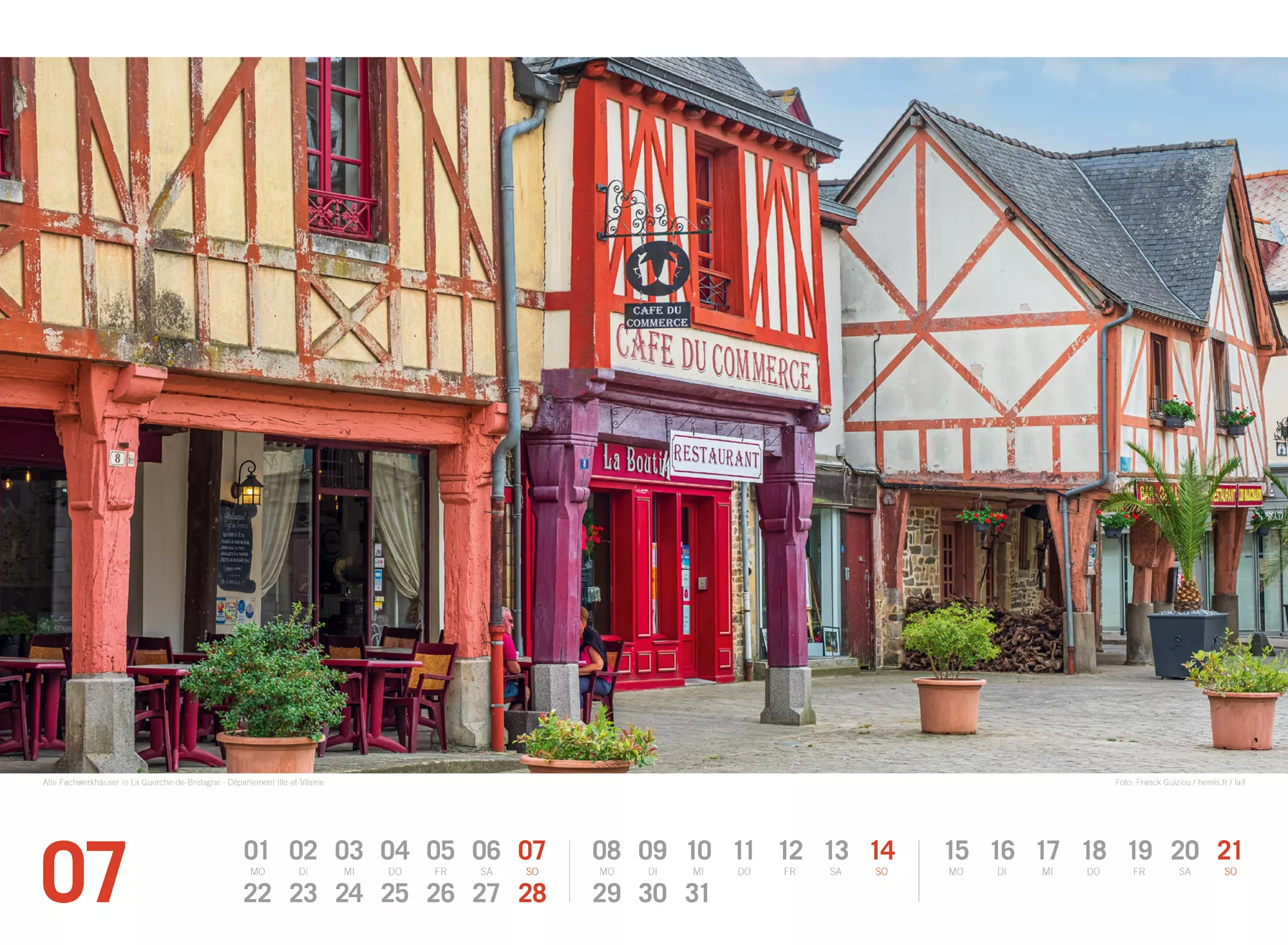 Ackermann Kalender Bretagne ReiseLust 2024 - Innenansicht 07