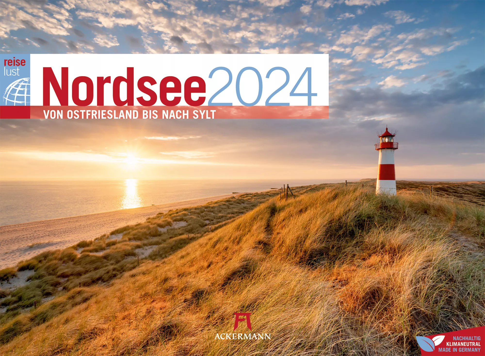 Ackermann Kalender Nordsee ReiseLust 2024 - Titelblatt