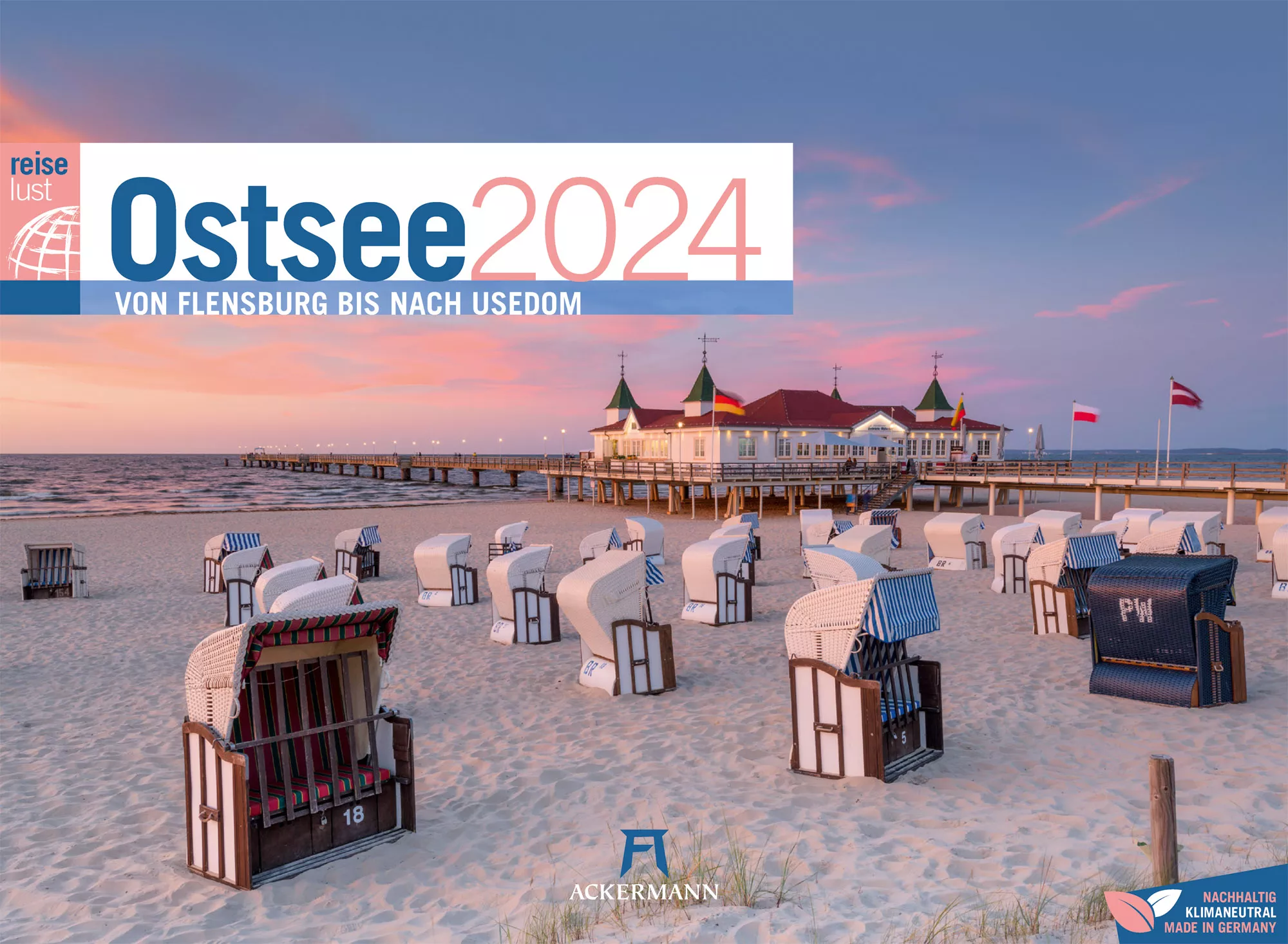 Ackermann Kalender Ostsee ReiseLust 2024 - Titelblatt
