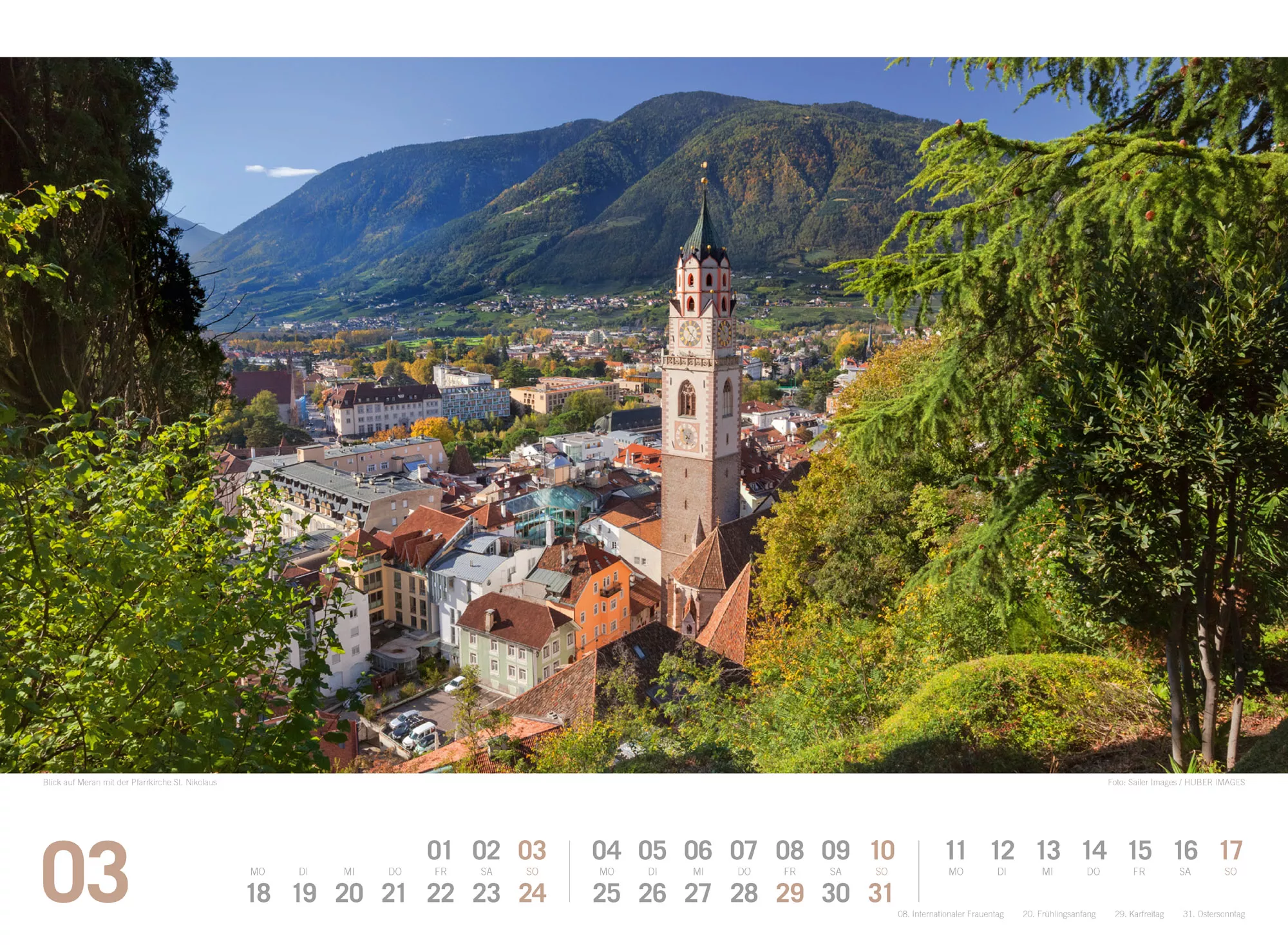Ackermann Kalender Südtirol ReiseLust 2024 - Innenansicht 03