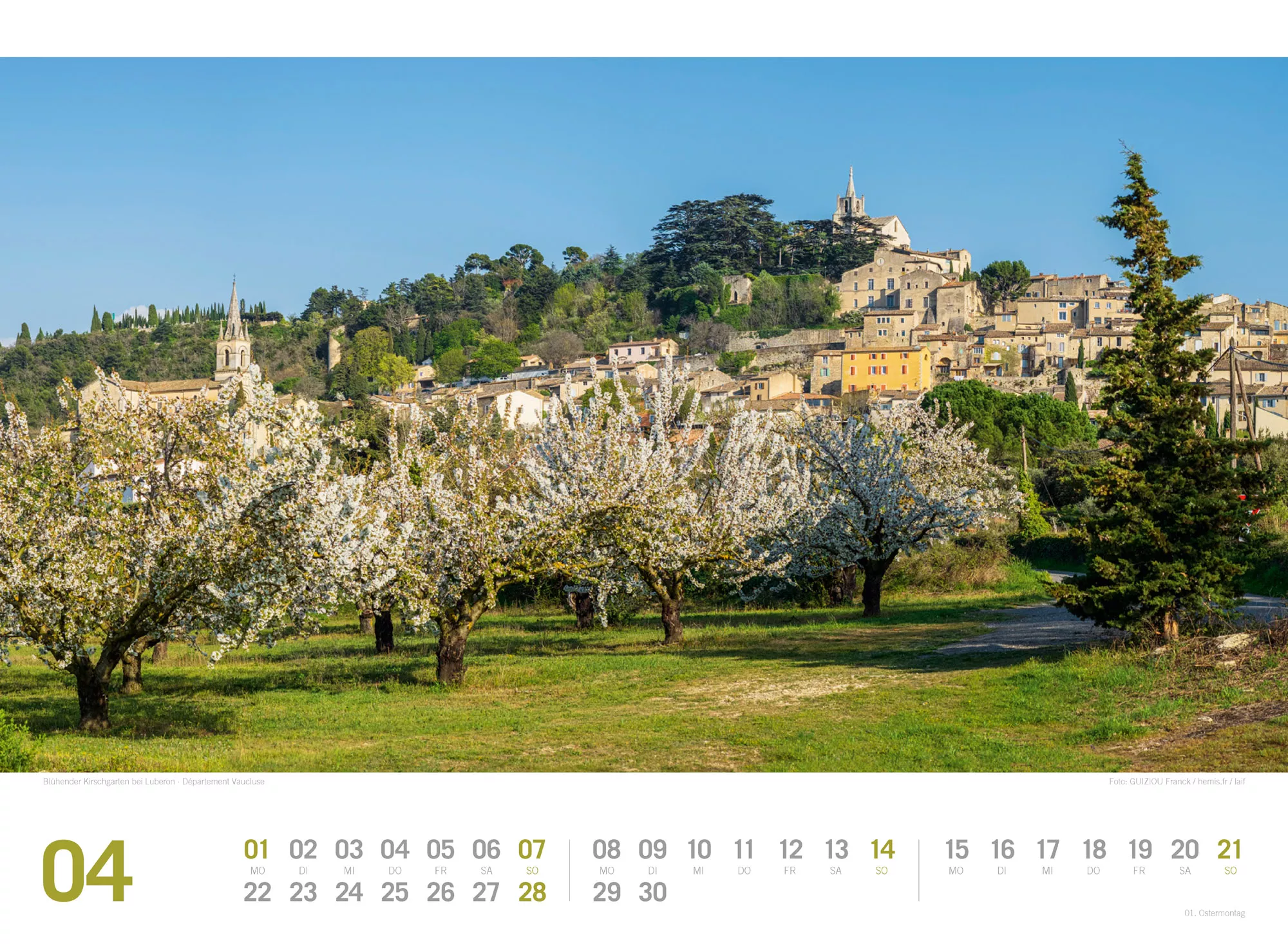 Ackermann Kalender Provence ReiseLust 2024 - Innenansicht 04