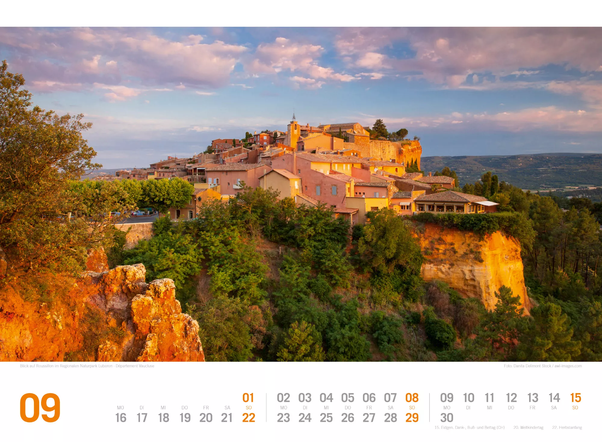 Ackermann Kalender Provence ReiseLust 2024 - Innenansicht 09