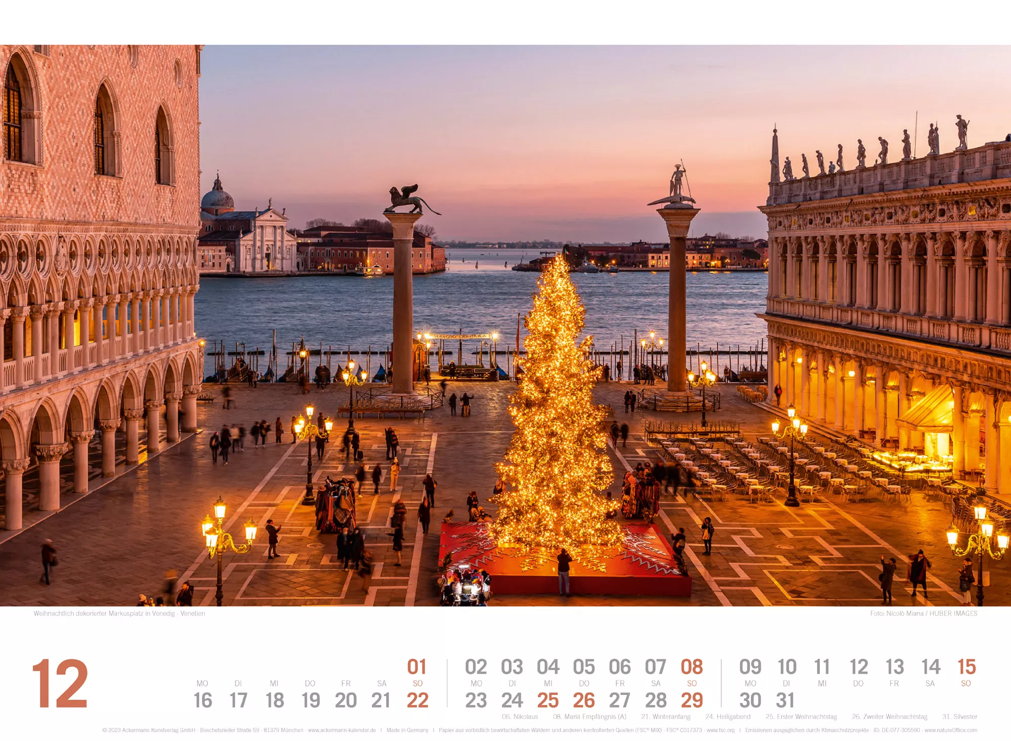 Ackermann Kalender Italien ReiseLust 2024 - Innenansicht 12