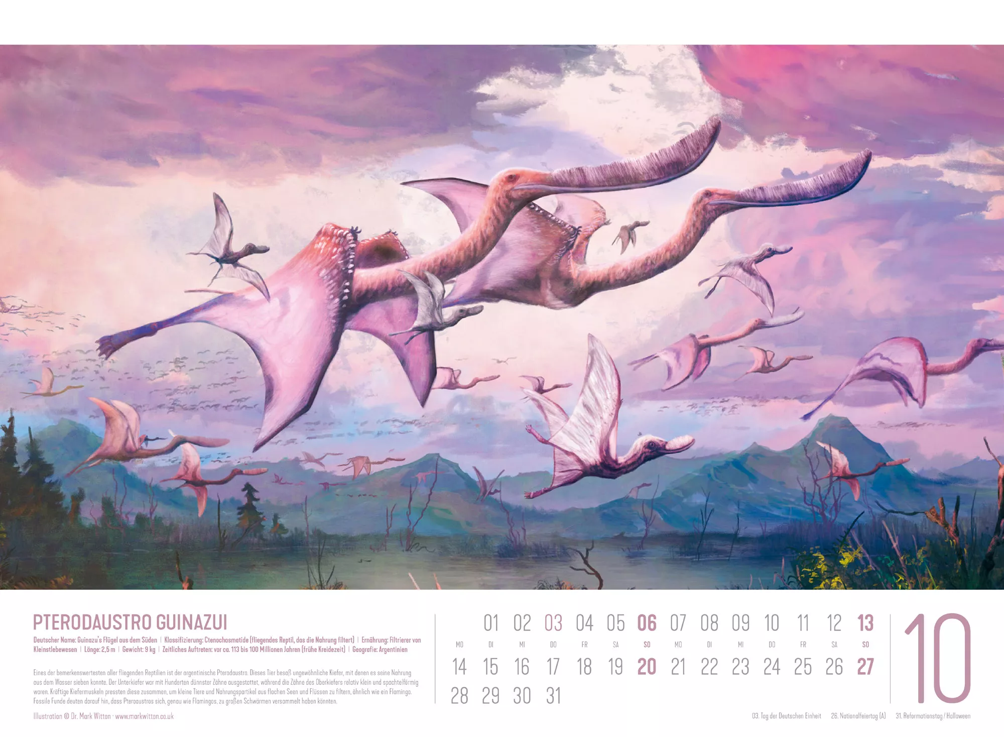Ackermann Kalender Dinosaurier 2024 - Innenansicht 10