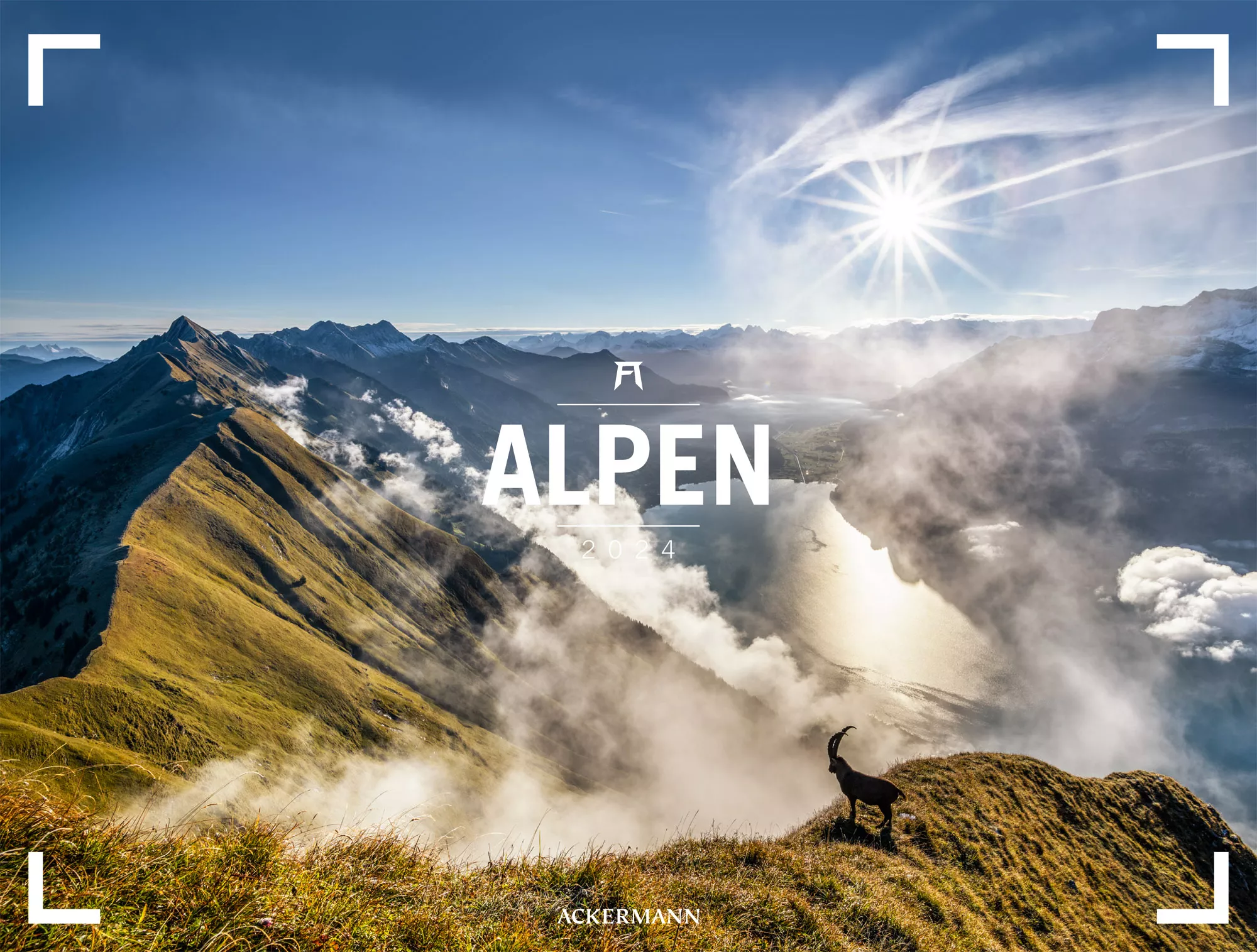 Ackermann Kalender Alpen - Gallery 2024 - Titelblatt