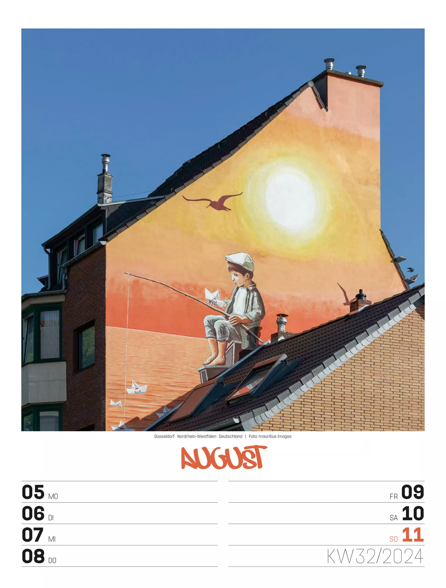 Ackermann Kalender Street Art - Wochenplaner 2024 - Innenansicht 35