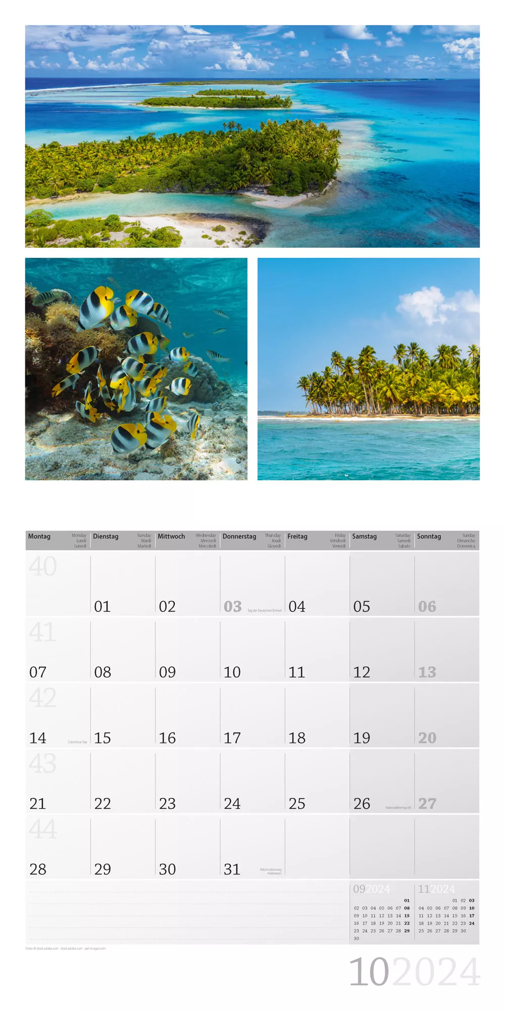 Art12 Collection Kalender Colours of Nature 2024 - 30x30 - Innenansicht 10