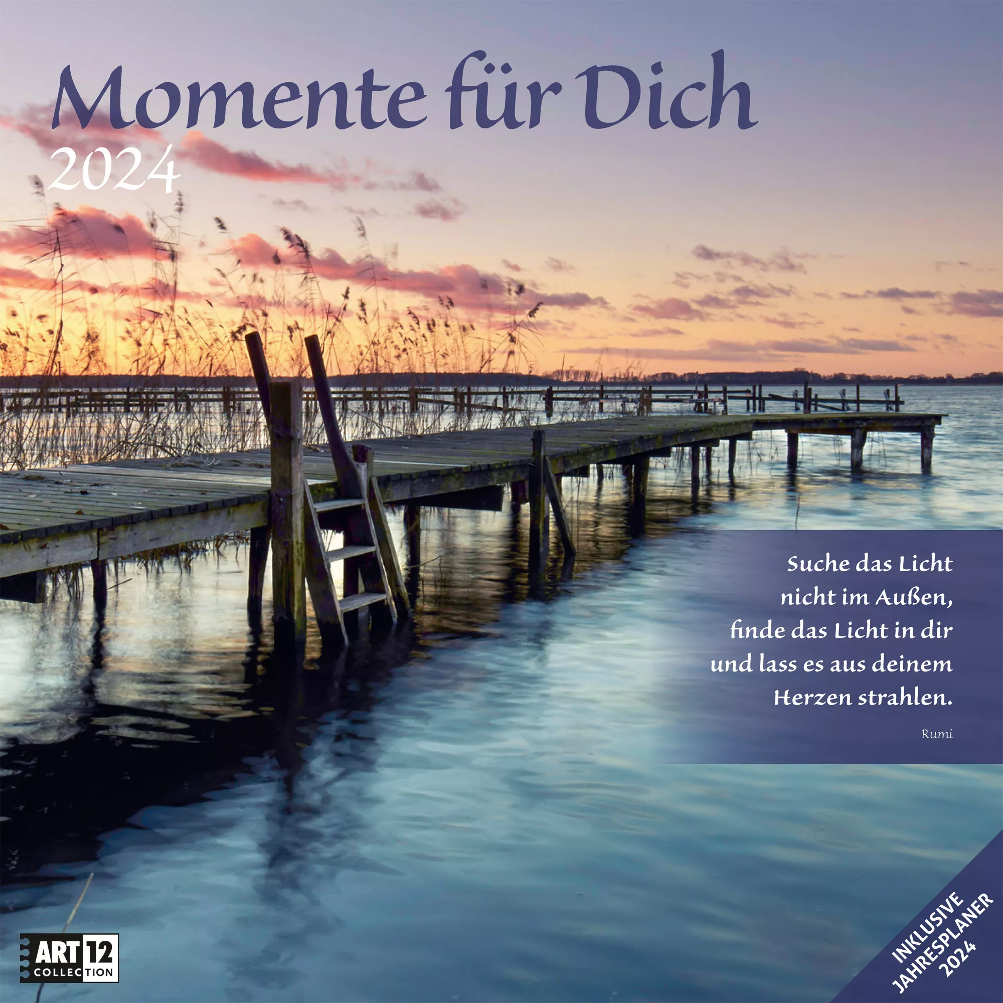 Art12 Collection Kalender Momente für Dich 2024 - 30x30 - Titelblatt