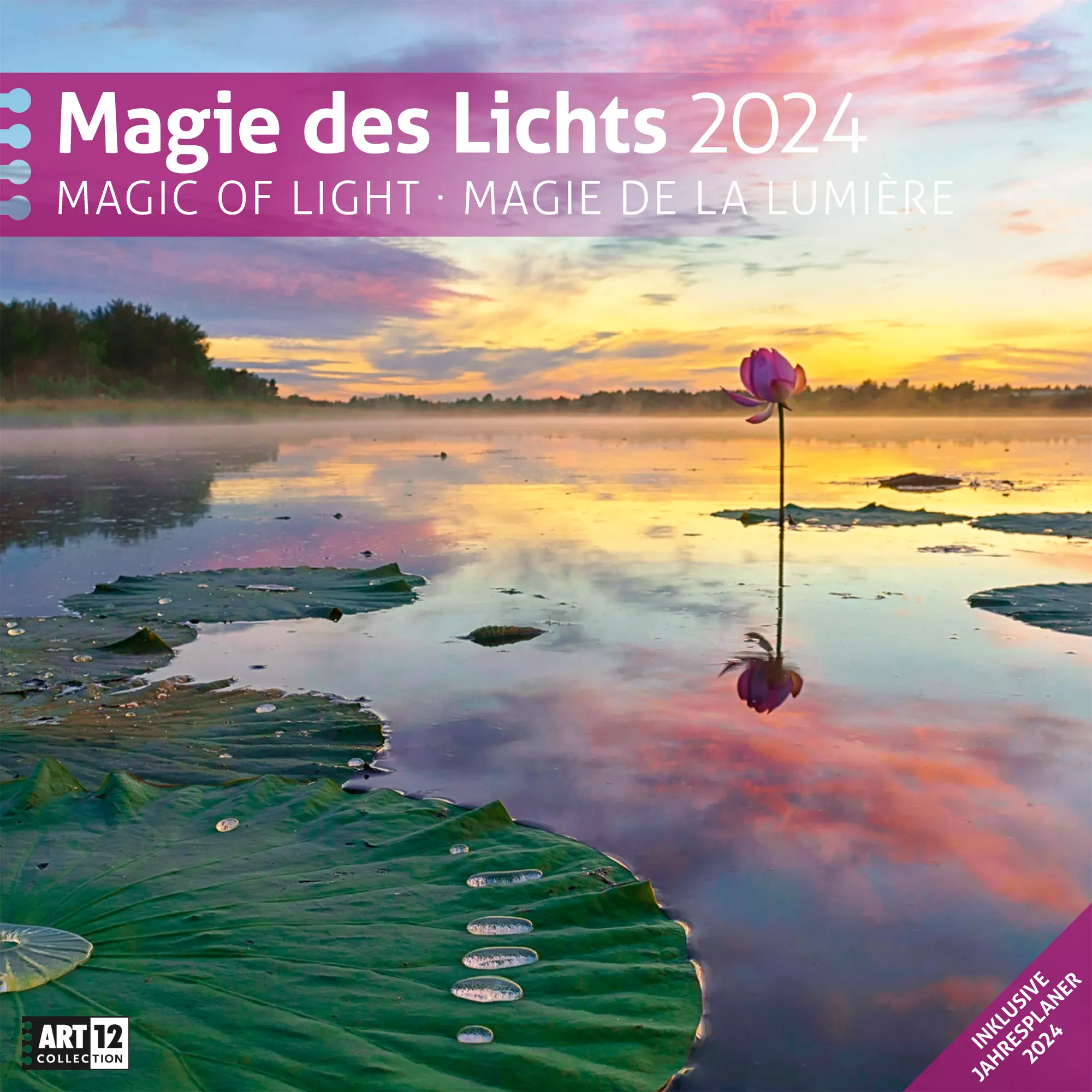 Art12 Collection Kalender Magie des Lichts 2024 - 30x30 - Titelblatt