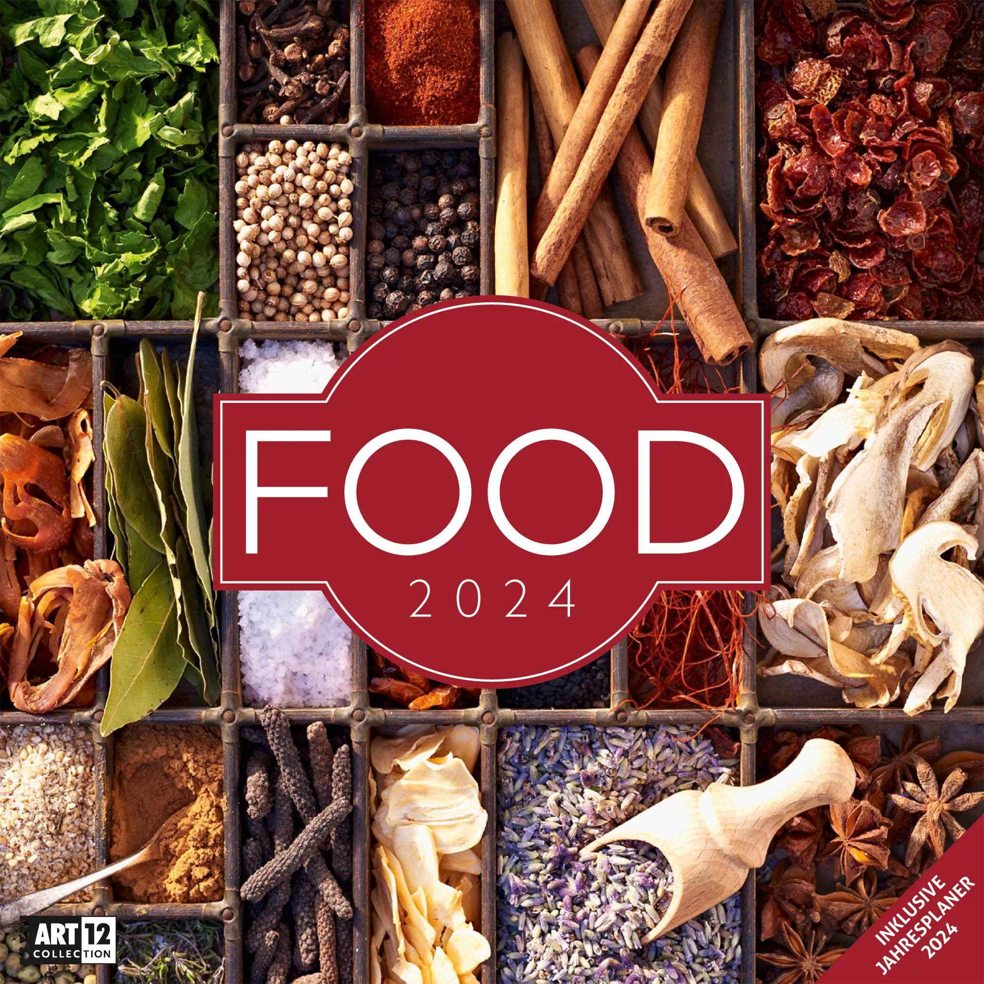 Art12 Collection Kalender Food 2024 - 30x30 - Titelblatt