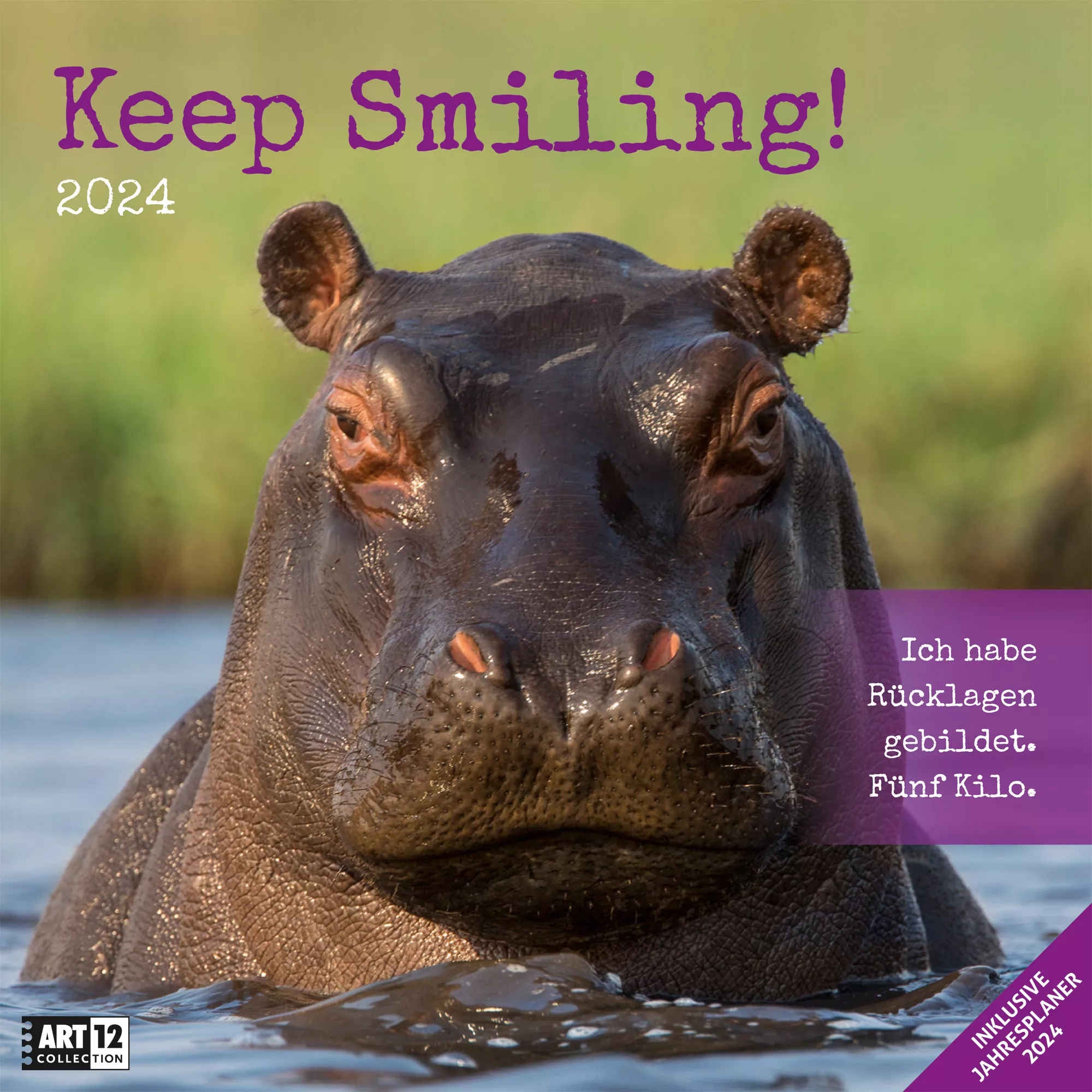 Art12 Collection Kalender Keep Smiling! 2024 - 30x30 - Titelblatt